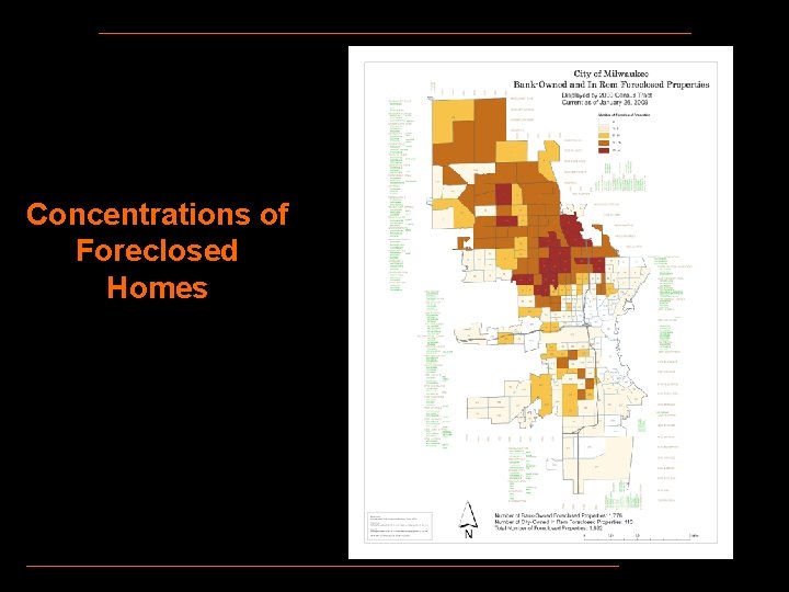 Concentrations of Foreclosed Homes 