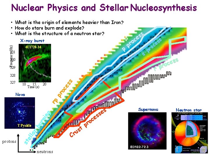 Nuclear Physics and Stellar Nucleosynthesis • What is the origin of elements heavier than