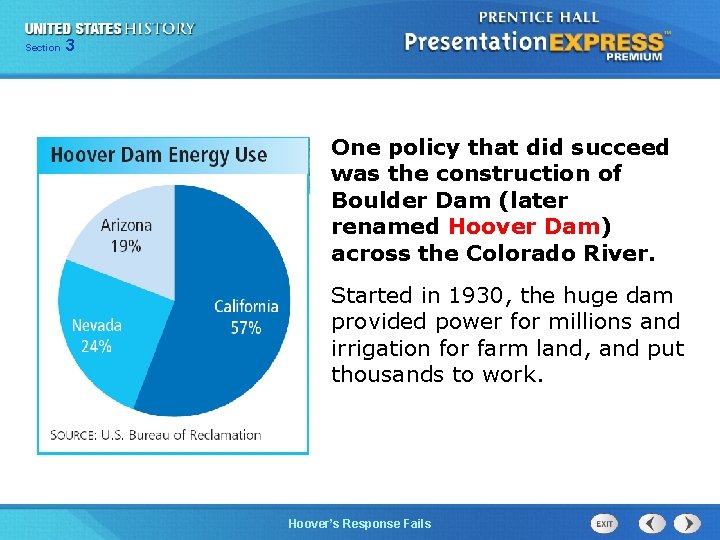 Chapter Section 3 25 Section 1 One policy that did succeed was the construction