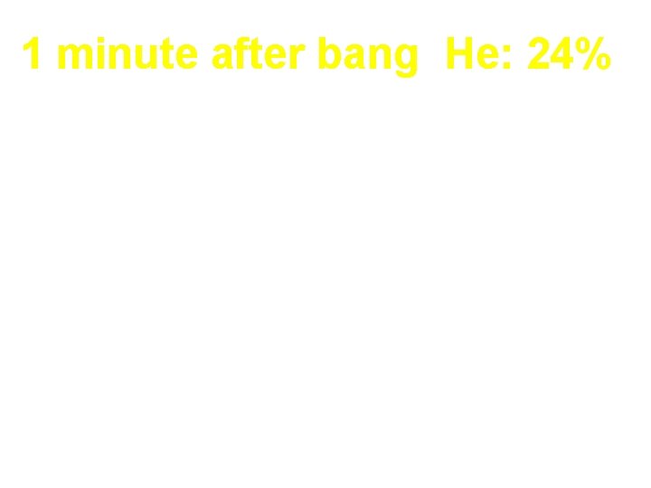 1 minute after bang He: 24% 