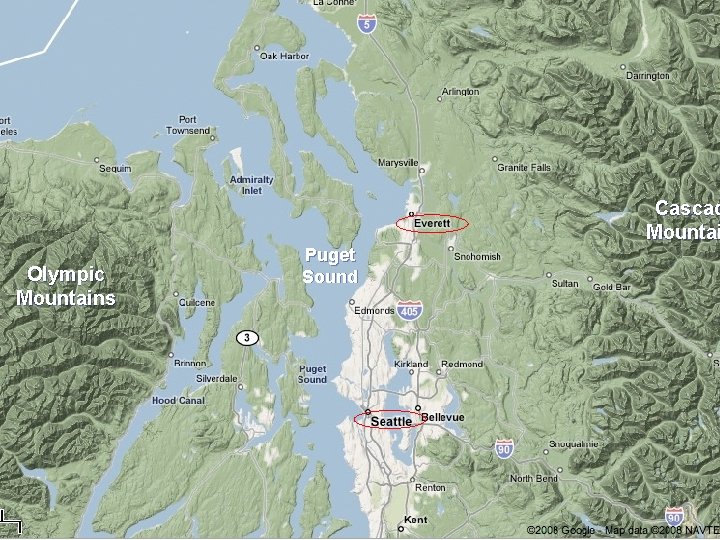 Cascad Mountai Olympic Mountains Puget Sound 