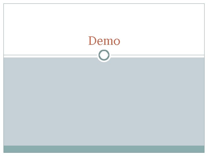 Demo 