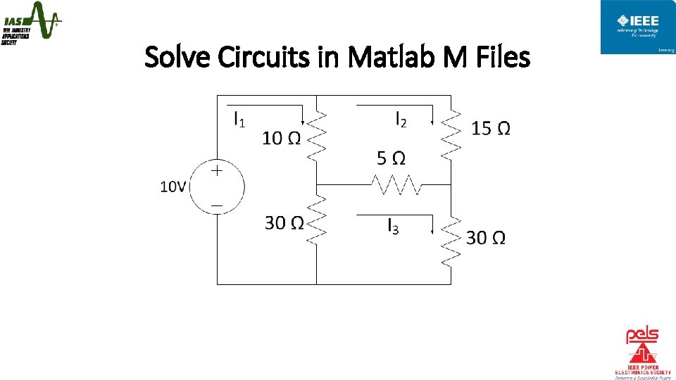 Solve Circuits in Matlab M Files 