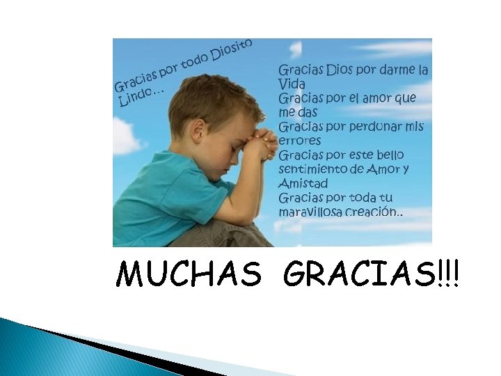 MUCHAS GRACIAS!!! 