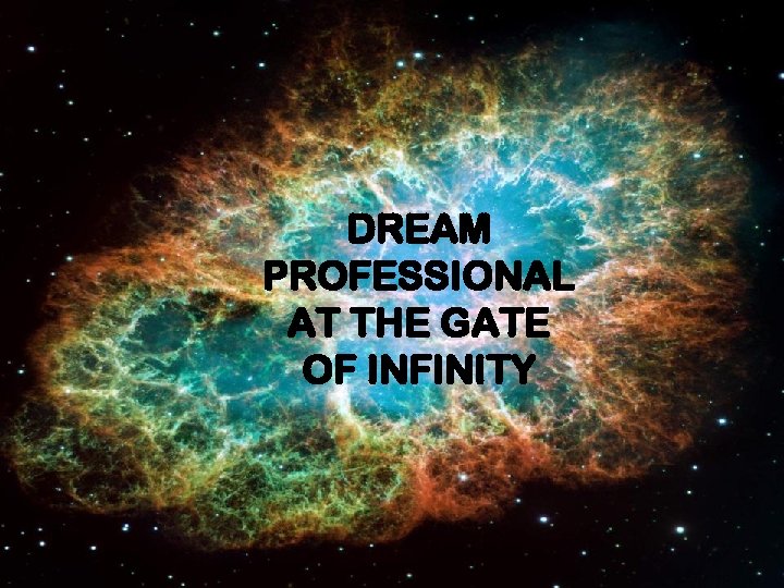 DREAM PROFESSIONAL AT THE GATE OF INFINITY 