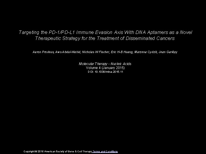 targeting the pd1pdl 1 immune evasion axis with