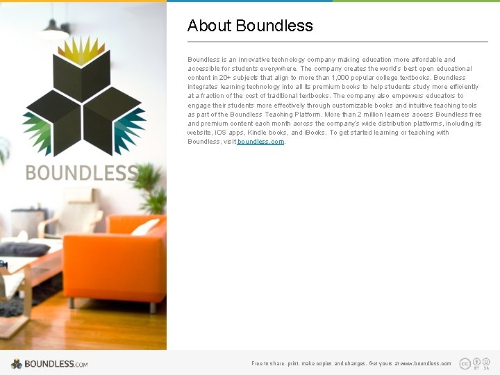 About Boundless is an innovative technology company making education more affordable and accessible for