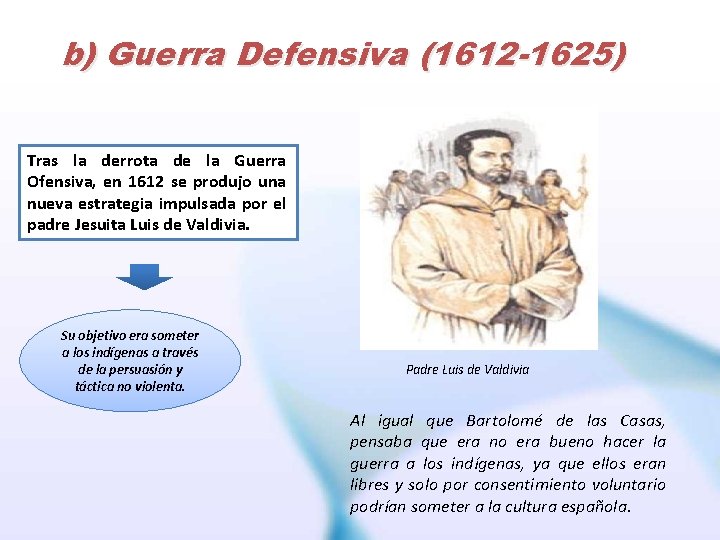 b) Guerra Defensiva (1612 -1625) Tras la derrota de la Guerra Ofensiva, en 1612