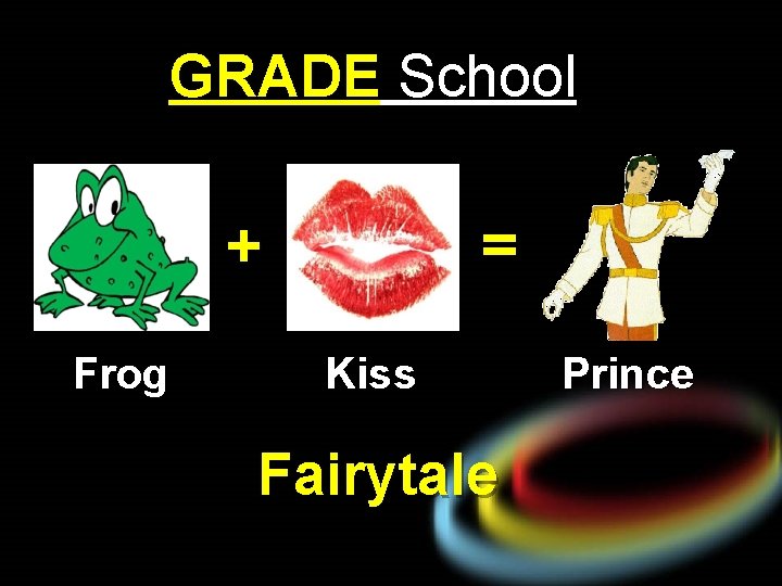 GRADE School + Frog = Kiss Fairytale Prince 