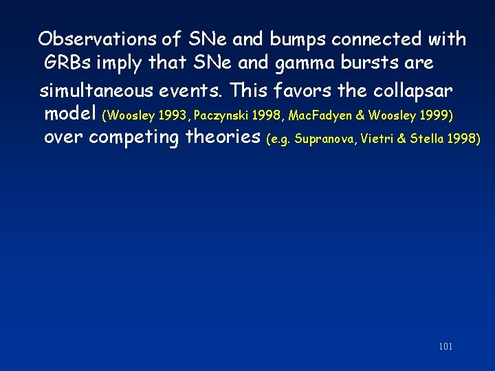 Observations of SNe and bumps connected with GRBs imply that SNe and gamma bursts