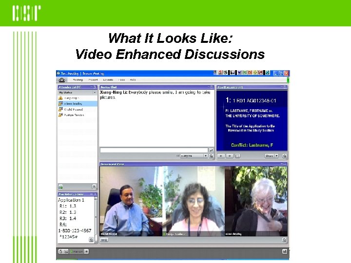 What It Looks Like: Video Enhanced Discussions 