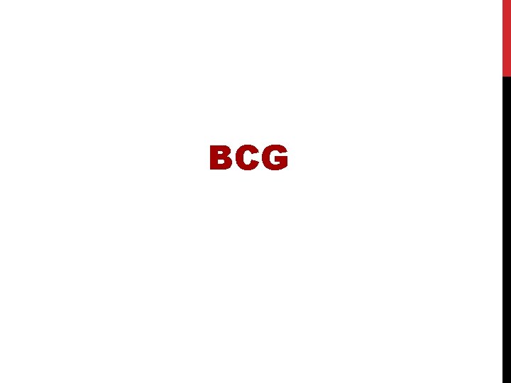 BCG 