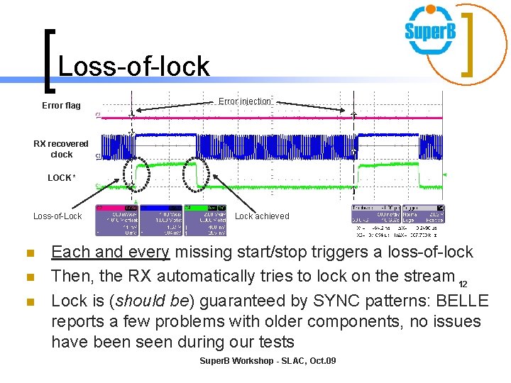 Loss-of-lock Error flag Error injection RX recovered clock LOCK* Loss-of-Lock n n n Lock