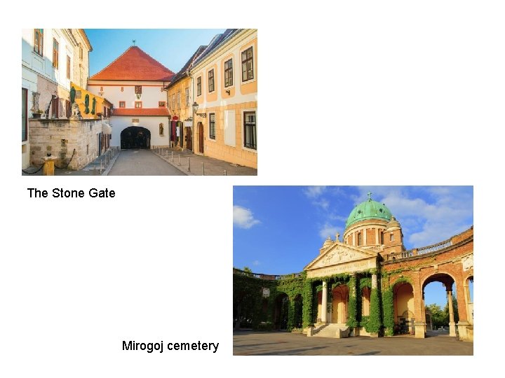 The Stone Gate Mirogoj cemetery 