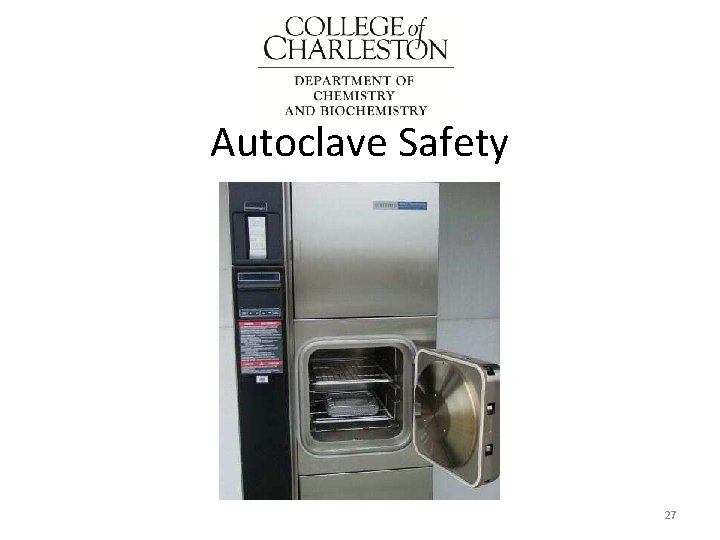 Autoclave Safety 27 