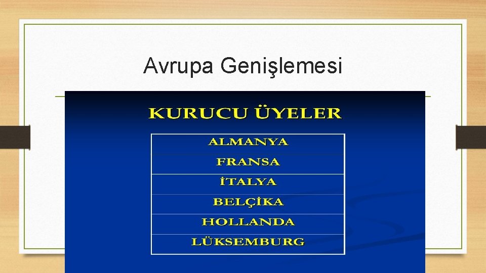 Avrupa Genişlemesi 