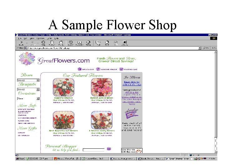 A Sample Flower Shop 