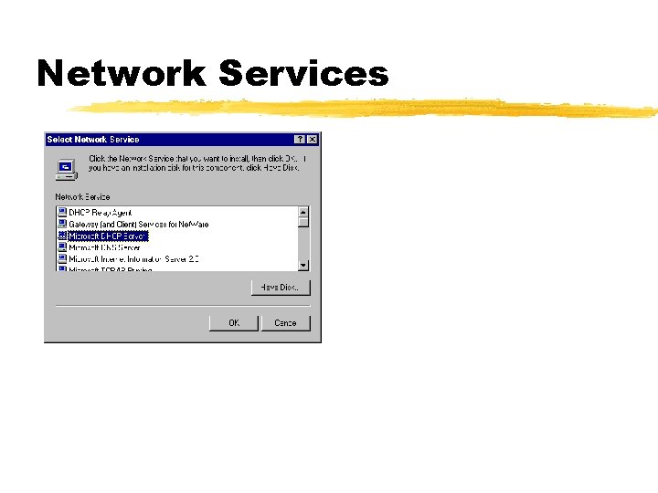 Network Services 