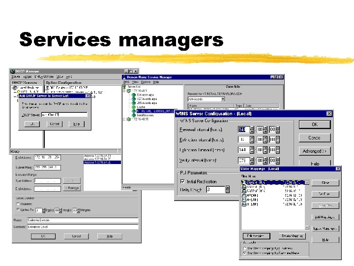 Services managers 