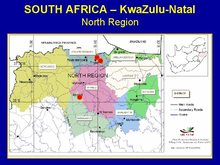 SOUTH AFRICA – Kwa. Zulu-Natal North Region 