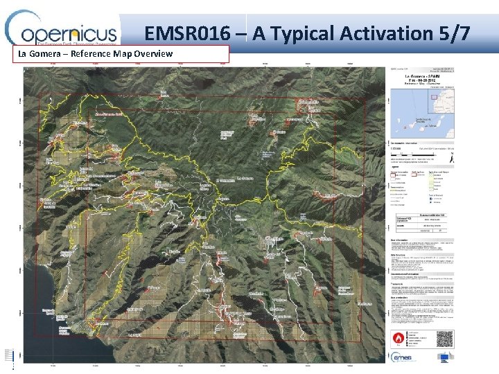 EMSR 016 – A Typical Activation 5/7 La Gomera – Reference Map Overview 