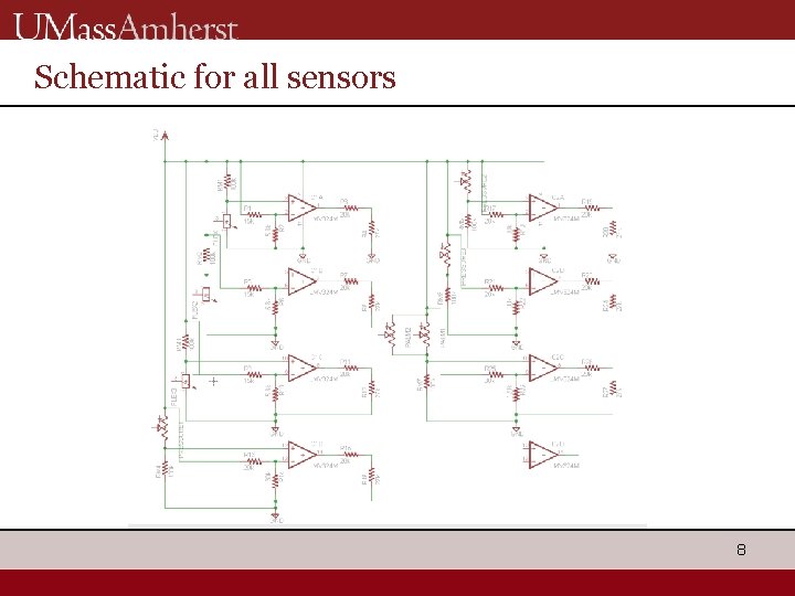 Schematic for all sensors 8 