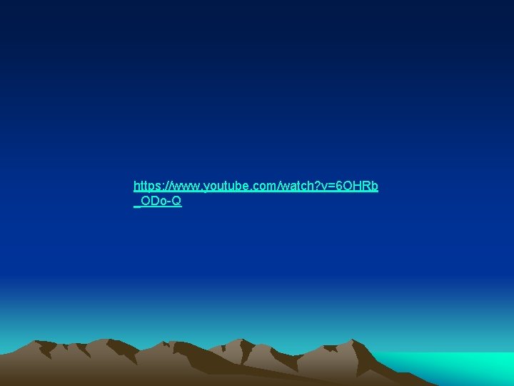 https: //www. youtube. com/watch? v=6 OHRb _ODo-Q 