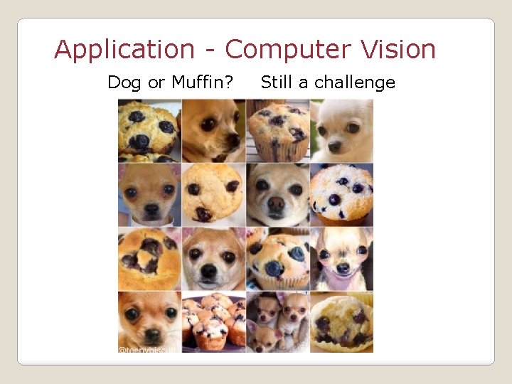 Application - Computer Vision Dog or Muffin? Still a challenge 