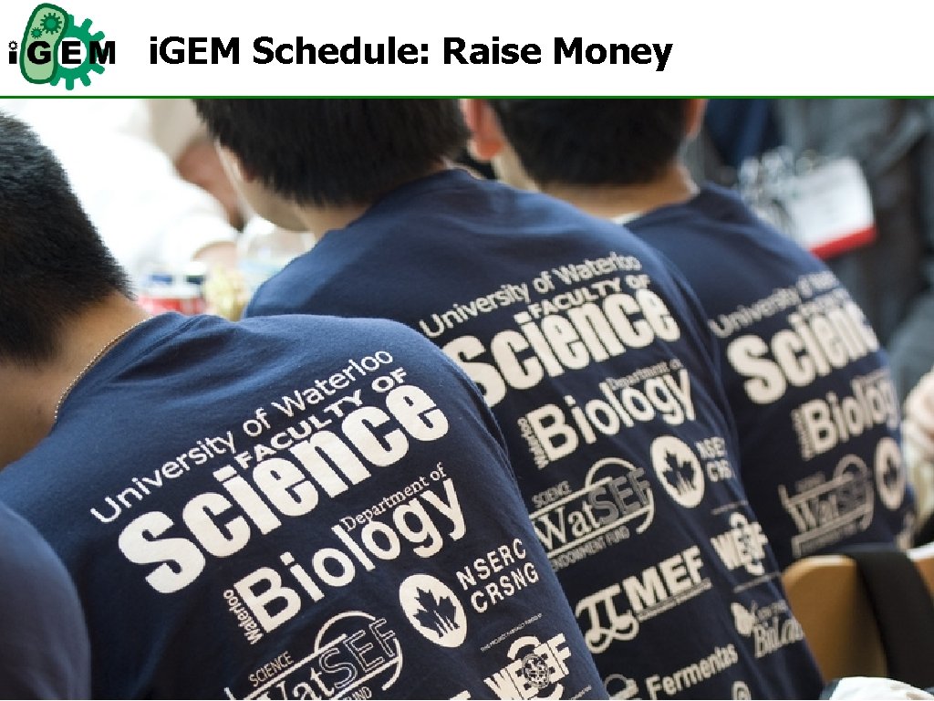 i. GEM Schedule: Raise Money 