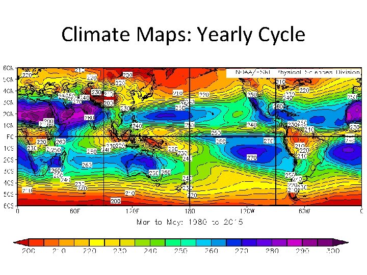 Climate Maps: Yearly Cycle 