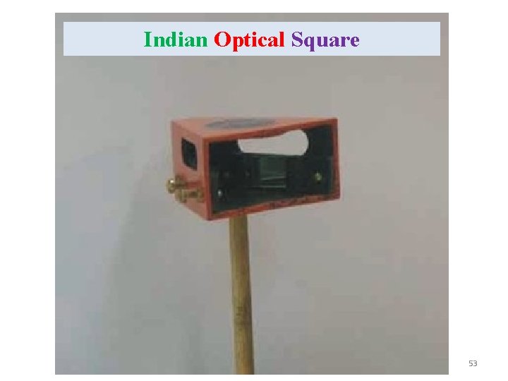 Indian Optical Square 53 