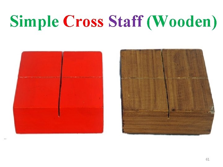 Simple Cross Staff (Wooden) 61 