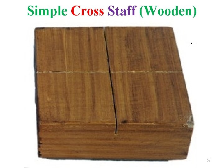 Simple Cross Staff (Wooden) 62 