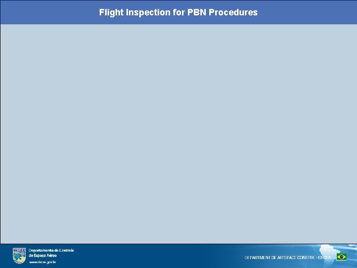 Flight Inspection for PBN Procedures 