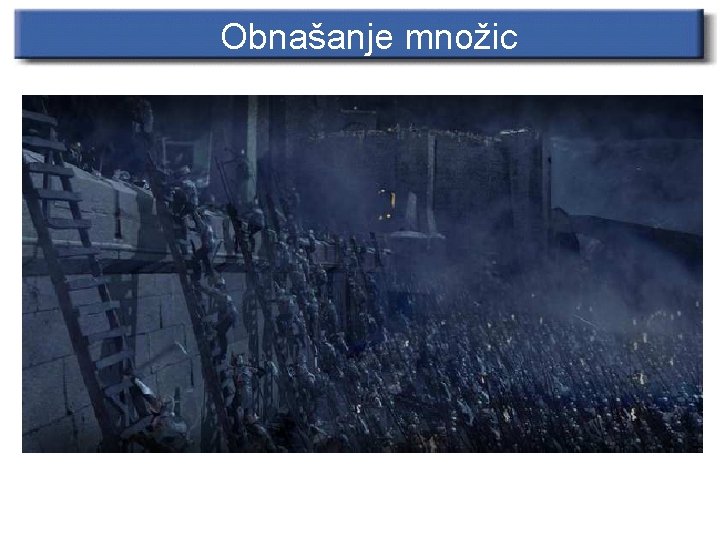 Obnašanje množic 