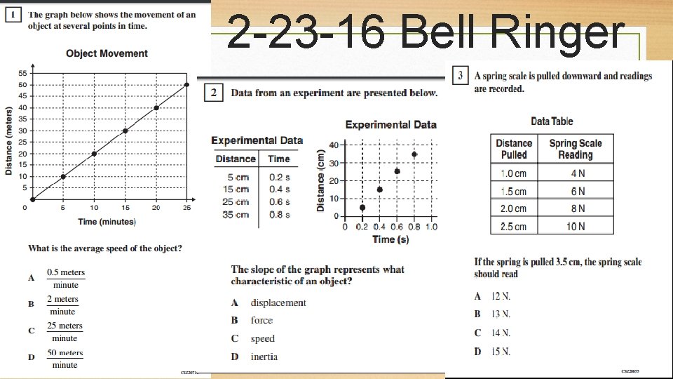 2 -23 -16 Bell Ringer 