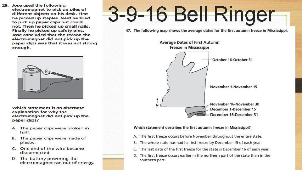 3 -9 -16 Bell Ringer 