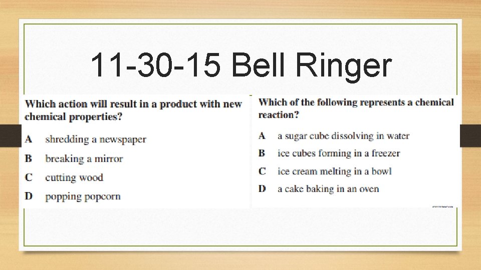 11 -30 -15 Bell Ringer 