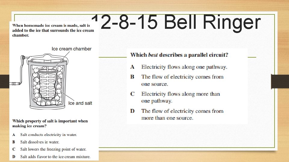 12 -8 -15 Bell Ringer 