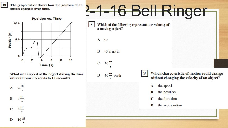 2 -1 -16 Bell Ringer 