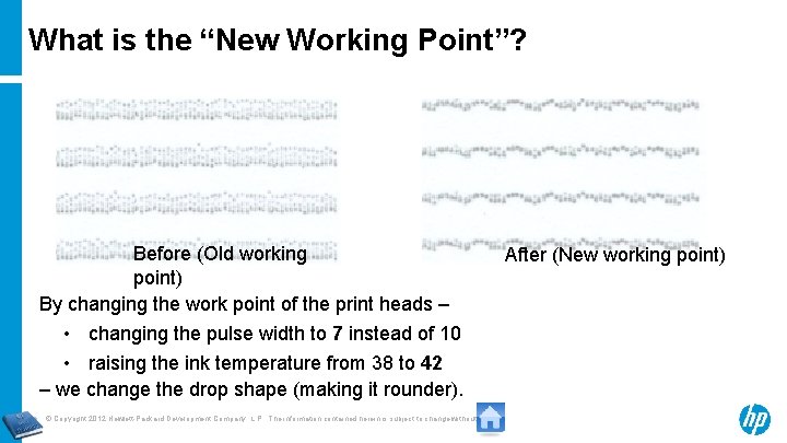 What is the “New Working Point”? Before (Old working point) By changing the work
