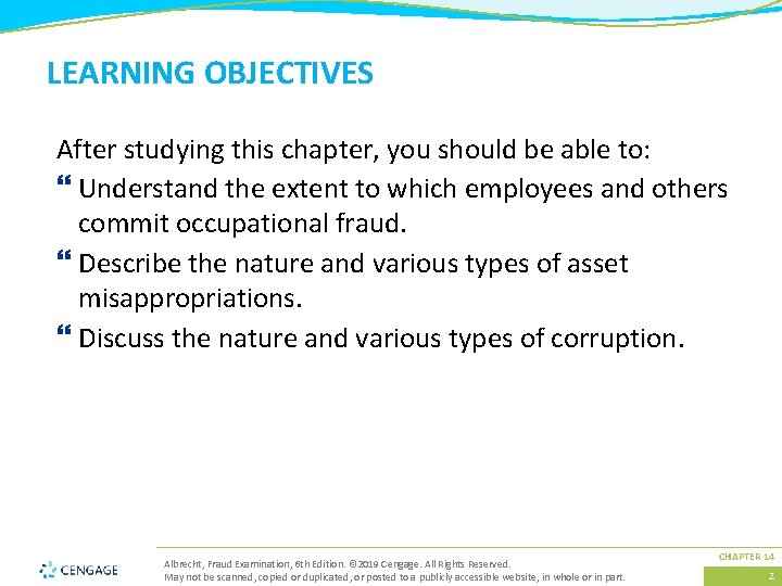 LEARNING OBJECTIVES After studying this chapter, you should be able to: } Understand the