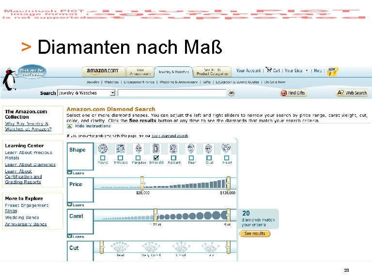 > Diamanten nach Maß 20 