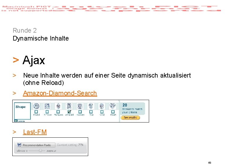 Runde 2 Dynamische Inhalte > Ajax > Neue Inhalte werden auf einer Seite dynamisch