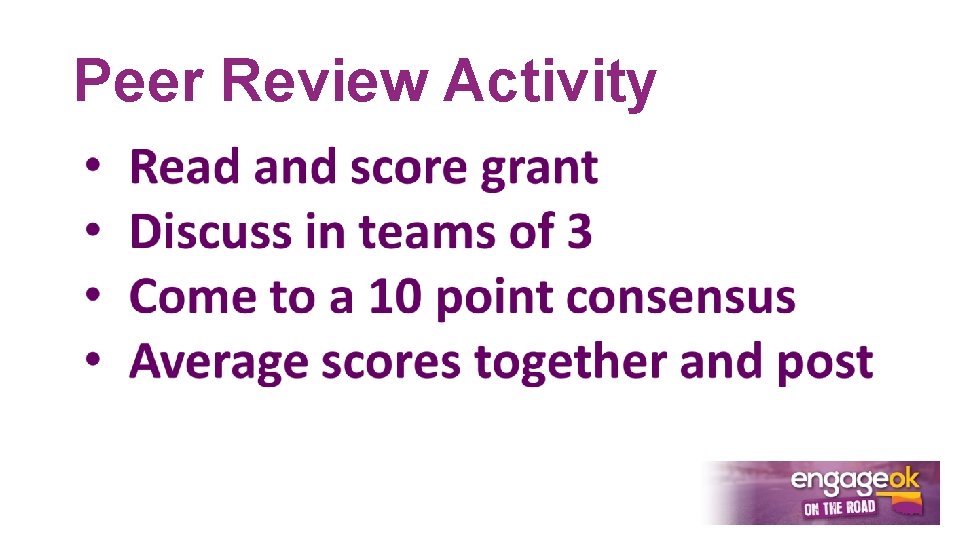 Peer Review Activity 
