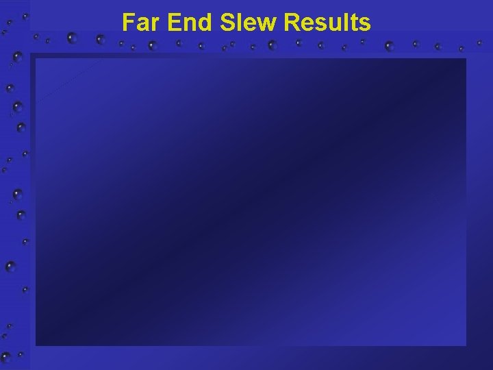 Far End Slew Results 