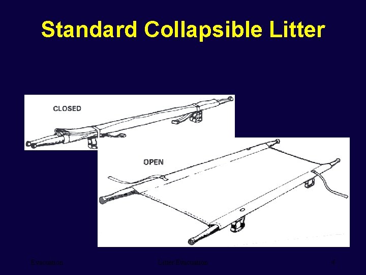 Standard Collapsible Litter Evacuation 4 