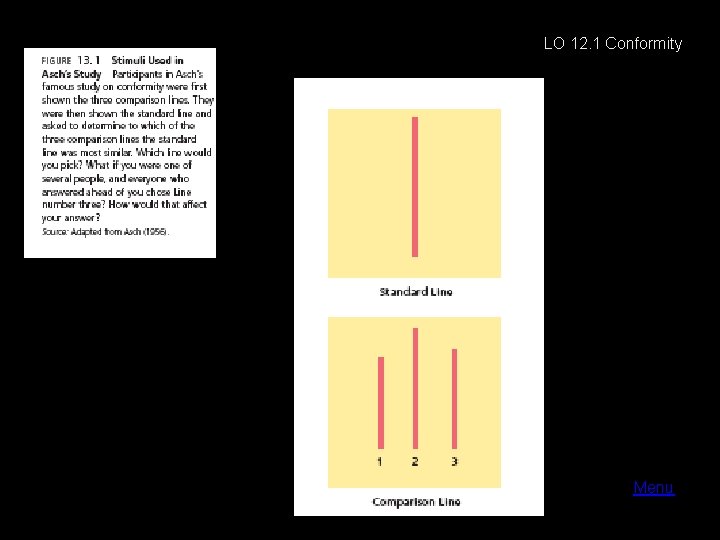 LO 12. 1 Conformity Menu 