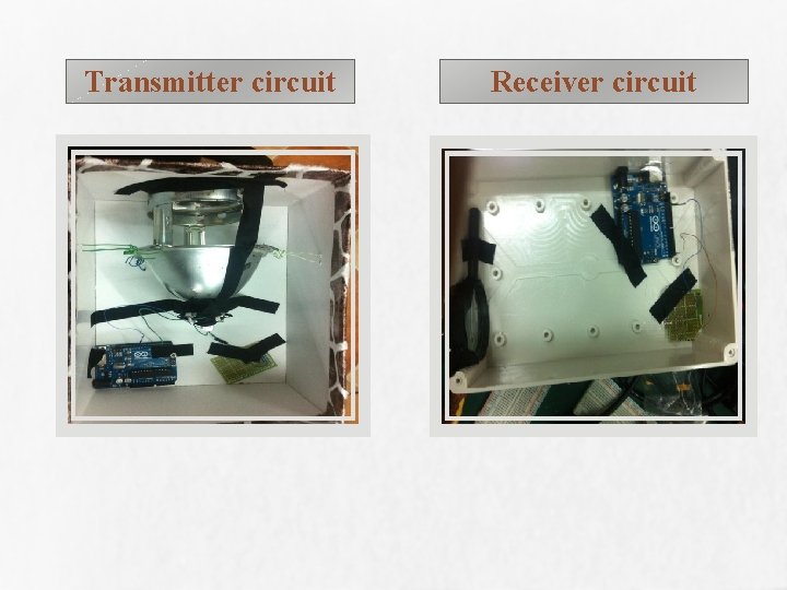 Transmitter circuit Receiver circuit 