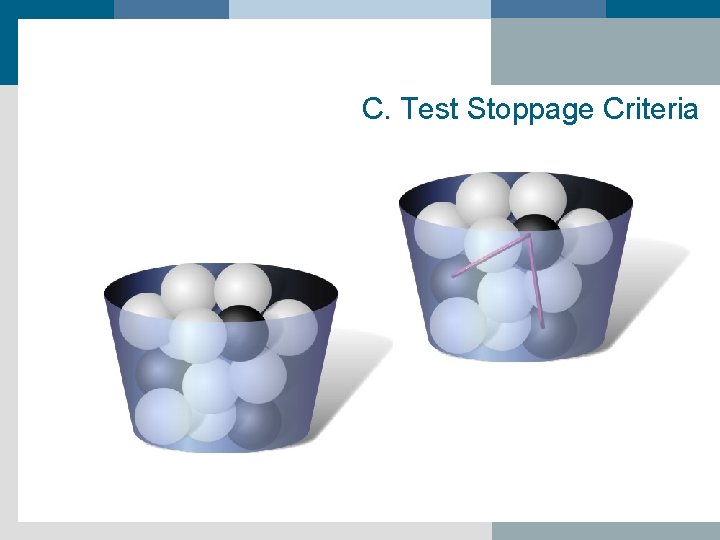 C. Test Stoppage Criteria 